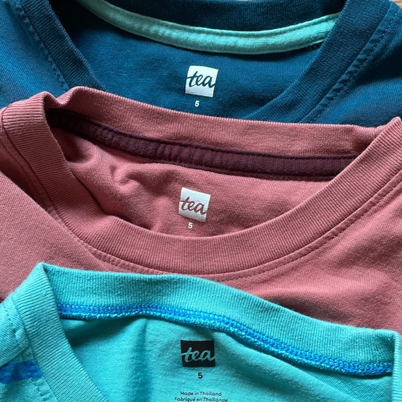 Three VGUC Tea Collection tees, size 5 - Picture 2 of 8